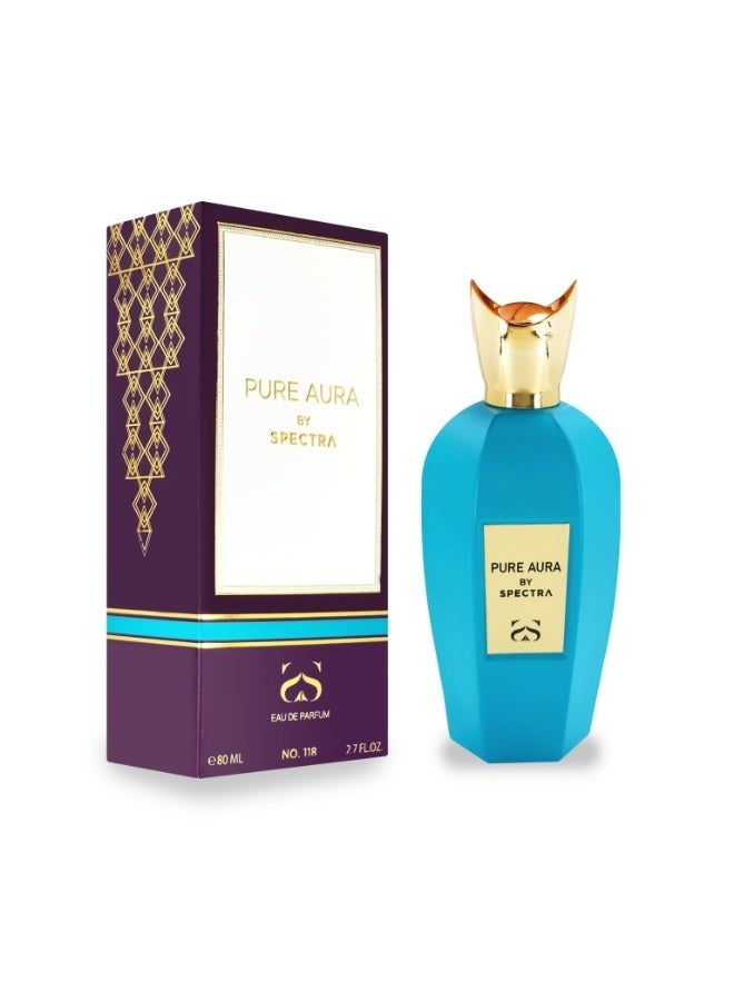 Spectra Mini Spectra 118 Pure Aura Eau De Parfum Unisex Perfume 80ml - Image 1